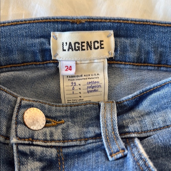 L'AGENCE Women's Blue Jeans - Picture 5 of 5